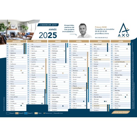 Calendrier 2026 - Format A5